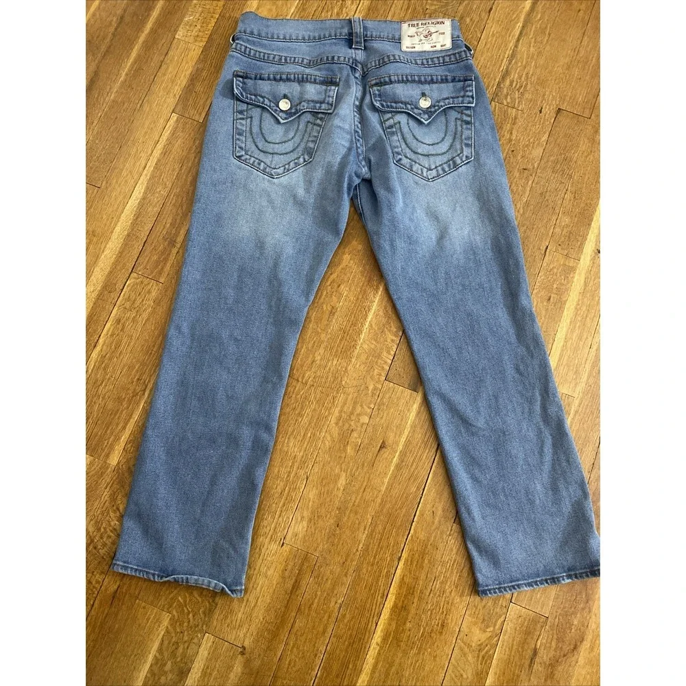 True Religion Ricky Relaxed Straight Denim Jeans Men's Tag 30 Actual 31 X 28
